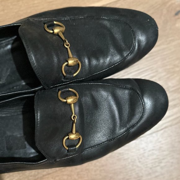 Gucci Men\'s Leather Jordaan Loafer 9.5 main image 6